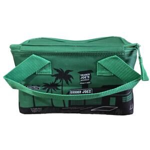 Trader Joe's MINI Insulated Cooler Tote Bag GREEN NWT